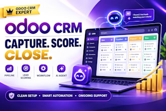 setup odoo crm pipeline with lead scoring, mcp ai agent and sales workflow