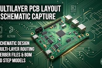 design multilayer pcb layouts and schematic capture in kicad altium