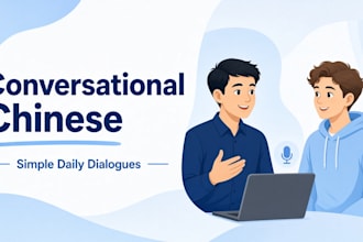 teach conversational chinese for english speakers simple daily dialogues