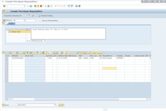 create sap purchase requisition and manage purchase orders