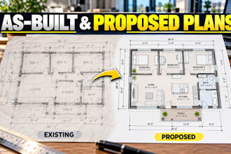 create california and washington existing and proposed as built drawings