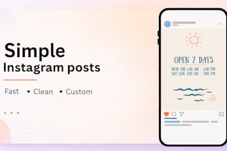 create a simple instagram post