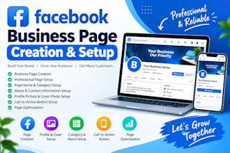 create and set up professional facebook business page