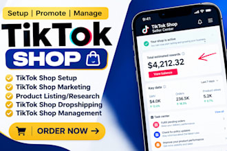 set up tiktok shop seller center and upload your products