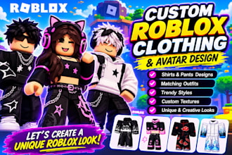 design custom roblox clothing and avatar outfits