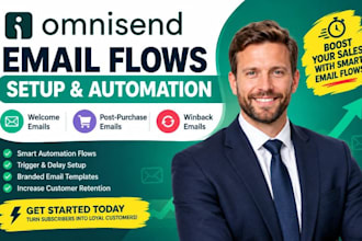 setup omnisend welcome email omnisend post purchase omnisend email flows