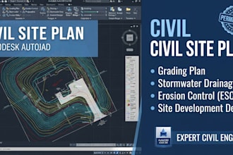 civil site plan grading plan erosion sediment control stormwater drainage permit