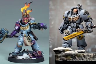 paint 3d printed miniature dnd figure fantasy model warhammer painting stl print