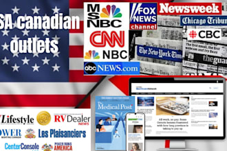 be your media publicist, publish your press release article on top media outlets