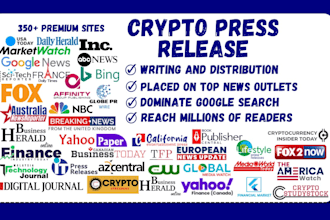 submit PR crypto seo crypto press release crypto promotion PR distribution