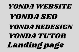 redesign tutor yonda landing page