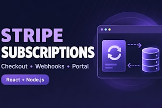 integrate stripe subscriptions and webhooks for your saas