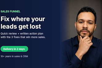 review your sales funnel and lead followup with a quick action plan