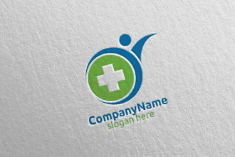 make a professional health and medical logo