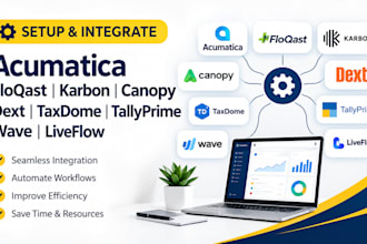 setup acumatica floqast karbon canopy dext taxdome tallyprime wave  liveflow