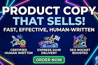 write product descriptions that sell