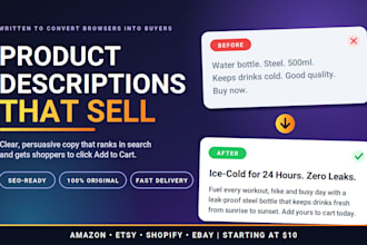write product descriptions that sell