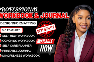 write, design self help, coaching workbook, journal, ebook PDF, lead magnet