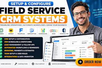 setup jobber workiz fieldpulse servicetitan gohighlevel zoho housecall pro crm