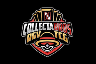 make pokemon one piece cool logo for a tcg vending business