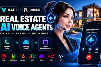 build real estate ai voice agents with vapi retell twilio and crm integration