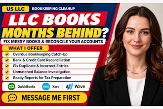 clean up overdue llc bookkeeping and reconcile your business accounts