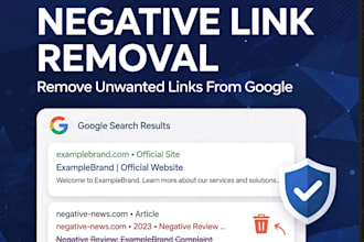 remove unwanted  links from google search