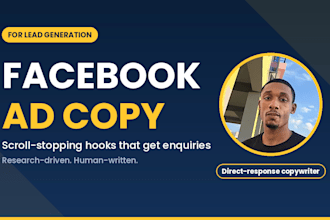 write facebook ad copy that generates leads