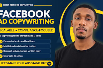 write scalable, compliance focused facebook ad copy for leads