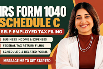 file irs form 1040 and schedule c tax returns for self employed filers