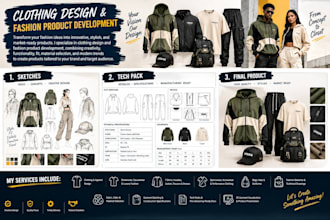 design clothing, apparel, and fashion products for manufacturing using  clo 3d