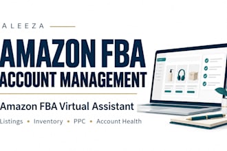 be your amazon fba account manager and amazon fba virtual assistant