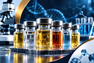 design a peptide research website for scientific information and education