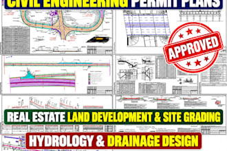 be your ce permit real estate land development project hydrology site 3d grading