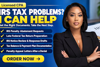 help resolve irs tax issues, late filings and penalty abatement requests