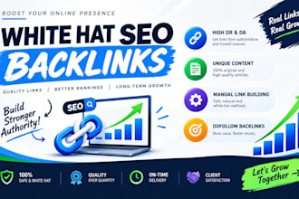 do white hat link building and off page SEO optimization