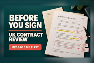 review your UK contract and flag risky clauses before you sign