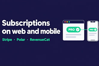 integrate stripe subscription billing in next js and flutter