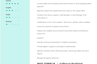 do professional data entry, logistics reporting, and admin