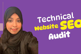 do technical website seo audit with competitor analysis and action plan