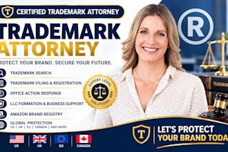 be your US licensed attorney for your trademark application