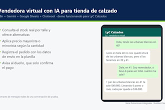 create an ai sales agent for your online store on whatsapp in spanish