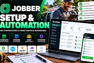 set up jobber crm and automate contractor workflows