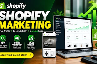 do shopify marketing store promotion SEO and sales growth strategy