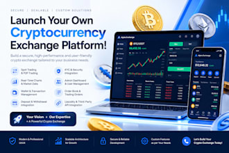 build a crypto exchange platform with a modern UI and powerful backend
