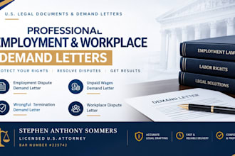 draft a wrongful termination demand letter as a licensed attorney