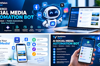 build an ai social media automation bot