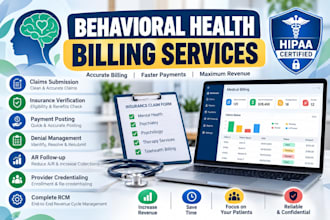 provide behavioral health billing, mental health rcm and ar