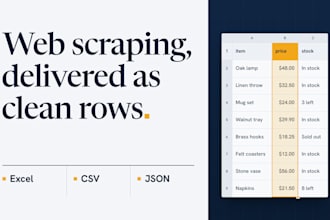 perform web scraping and data extraction with python