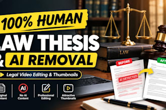 edit your law dissertation, thesis and remove ai plagiarism